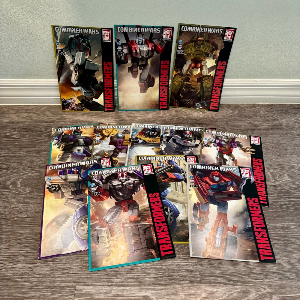 Transformers Combiner Wars Hasbro Exclusive Cover Comic Books. 12 in total.